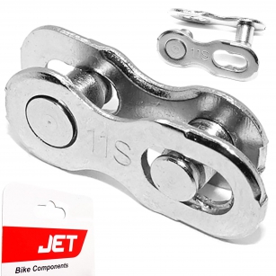 JET SPINKA 11rz ZŁĄCZKA ZAPINKA DO ŁAŃCUCHA 11S SREBRNA