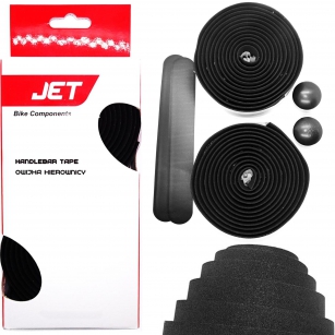 JET GR28-1 OWIJKA KIEROWNICY MIĘKKA WYTRZYMAŁA EVA CZARNA
