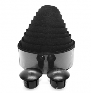 JET GR28-1 OWIJKA KIEROWNICY MIĘKKA WYTRZYMAŁA EVA CZARNA