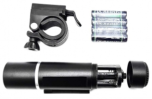 LAMPKA PRZÓD JY-246 3W CREE NA BATERIE 4xAAA ALUMINIOWA