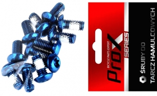 PROX ŚRUBY TARCZY HAMULCOWEJ NIEBIESKIE 6szt.