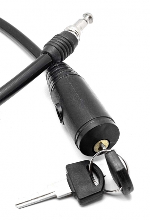 2K ZAPIĘCIE ROWEROWE NA KLUCZYK 8x650mm CZARNE