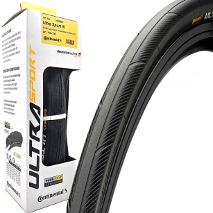OPONA CONTINENTAL ULTRA SPORT III 700x25C CZARNA ZWIJANA