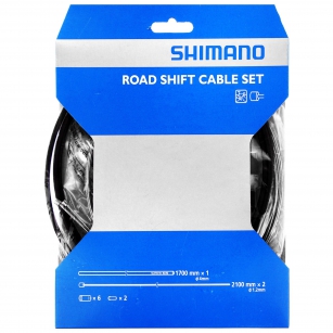 SHIMANO ZESTAW LINEK PRZERZUTKI PANCERZ KOŃCÓWKI MTB SZOSA