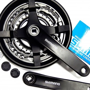 SHIMANO KORBA FC-TY301 48/38/28T CZARNA