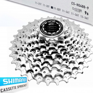 SHIMANO CS-HG400-9 KASETA ZĘBATEK SREBRNA 9rz 11-32T ALIVIO