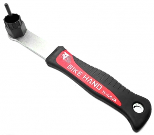 BIKE-HAND YC-126-2A ŚCIĄGACZ Z RĄCZKĄ DO KASET I TARCZ HAMULCA