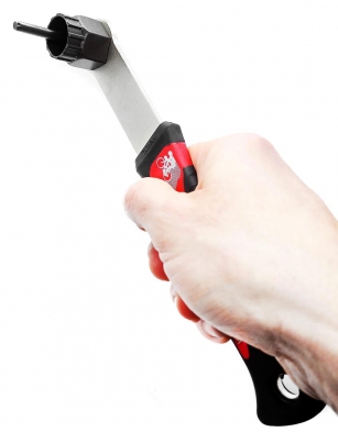 BIKE-HAND YC-126-2A ŚCIĄGACZ Z RĄCZKĄ DO KASET I TARCZ HAMULCA