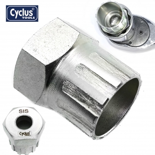 CYCLUS 43015 KLUCZ ŚCIĄGACZ DO WOLNOBIEGÓW - SREBRNY
