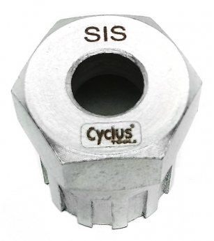 CYCLUS 43015 KLUCZ ŚCIĄGACZ DO WOLNOBIEGÓW - SREBRNY