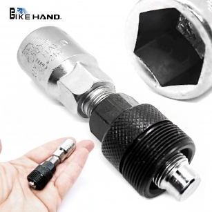 BIKE-HAND YC-216 KLUCZ 14mm I ŚCIĄGACZ KORB NA KWADRAT