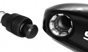 BIKE-HAND YC-215CB KLUCZ 14mm I ŚCIĄGACZ KORB NA KWADRAT, OCTALINK, ISIS