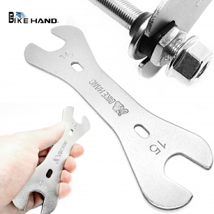 BIKE-HAND YC-257B WĄSKI CIENKI KLUCZ DO STOŻKÓW PIAST 15/16mm