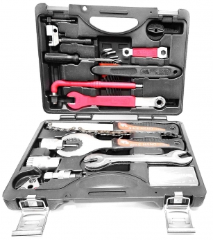 BIKE-HAND YC-728 ZESTAW NARZĘDZI KLUCZY W WALIZCE 18-CZĘŚCI