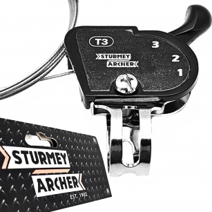 DŻWIGNIA 3-BIEGI MANETKA PIASTY TYŁ SRAM T3, SACHS SPECTRO, STURMEY, ARCHER