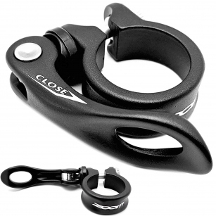 ZOOM OBEJMA ZAMYKACZ ZACISK SIODŁA CZARNY MAT 28,6mm
