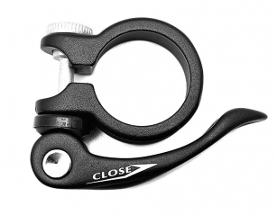 ZOOM OBEJMA ZAMYKACZ ZACISK SIODŁA CZARNY MAT 28,6mm