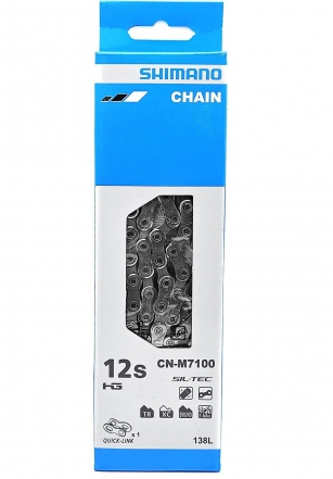 SHIMANO CN-M7100 ŁAŃCUCH 12rz 138 ogniw + SPINKA BOX